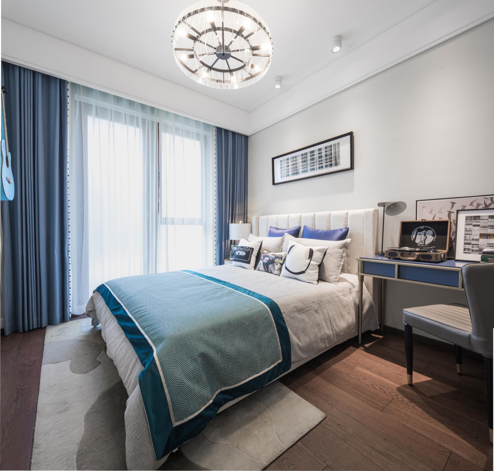 新中式風格室內設計家裝案例-次臥 新中式風格室內設計家裝案例-次臥