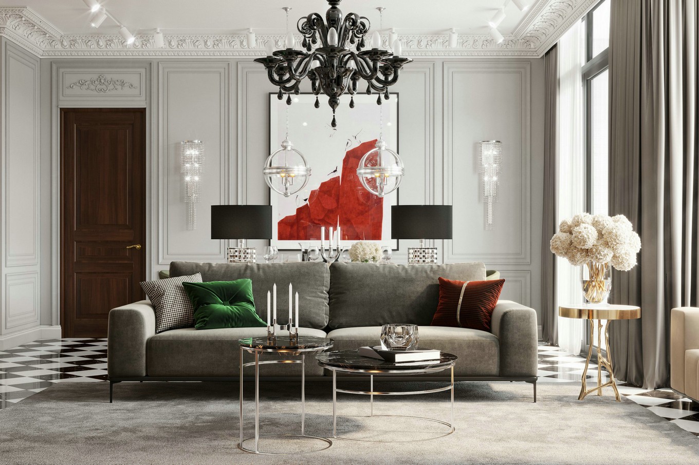 佛山裝修公司歐式風格室內裝修效果圖-客廳 佛山裝修公司歐式風格室內裝修效果圖-客廳