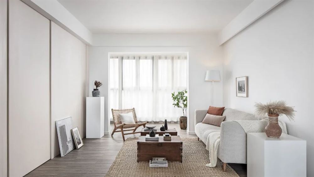 廣州市峰湖御境現代簡約風格三居室裝修案例