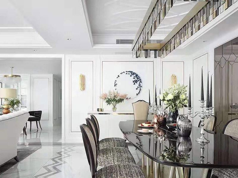 湖州市融創金成&middot;湖山賦歐式風格平層裝修案例