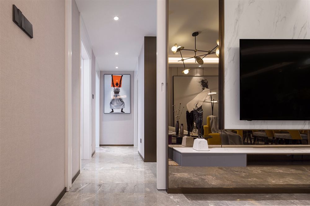 湛江市榮盛南亞酈都北歐風格三居室裝修案例