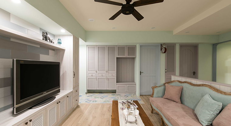 法式鄉村風格家裝設計室內裝修效果圖-客廳 法式鄉村風格家裝設計室內裝修效果圖-客廳