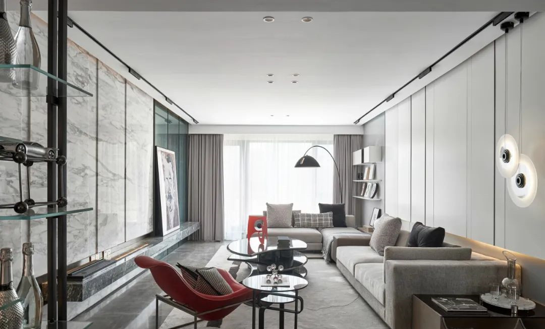 現代簡約風格室內設計家裝案例-客廳 現代簡約風格室內設計家裝案例-客廳