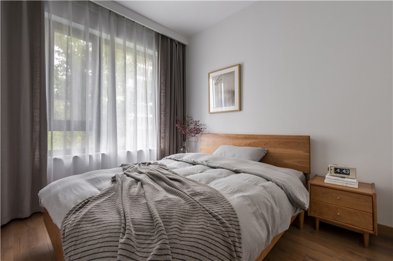 佛山裝修公司現代原木風格室內裝修效果圖-臥室 佛山裝修公司現代原木風格室內裝修效果圖-臥室