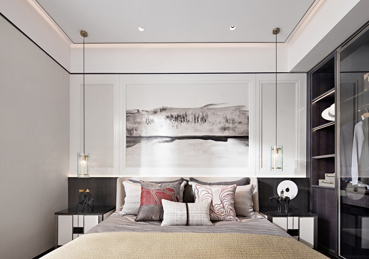 新中式風(fēng)格室內(nèi)設(shè)計(jì)家裝案例-臥室 新中式風(fēng)格室內(nèi)設(shè)計(jì)家裝案例-臥室