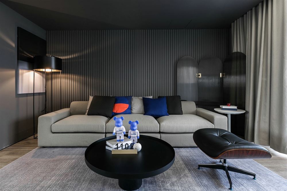 江門市星海灣華庭現代簡約風格三居室裝修案例