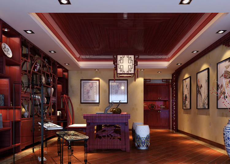 佛山市峰睿公館歐式風格四居室裝修案例