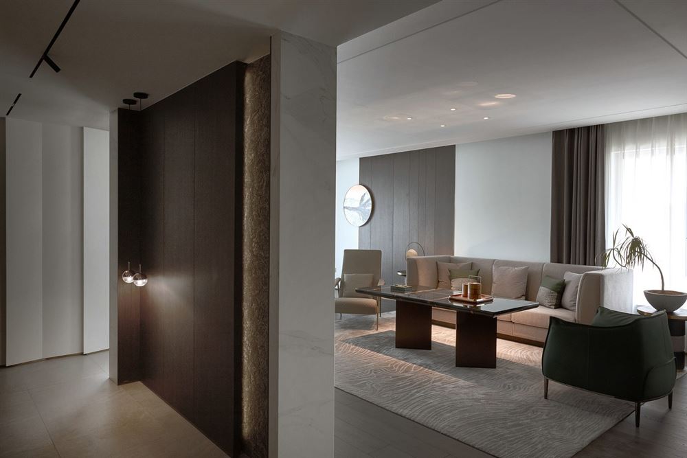 佛山市萬科金域時光(商業)現代簡約風格四居室裝修案例
