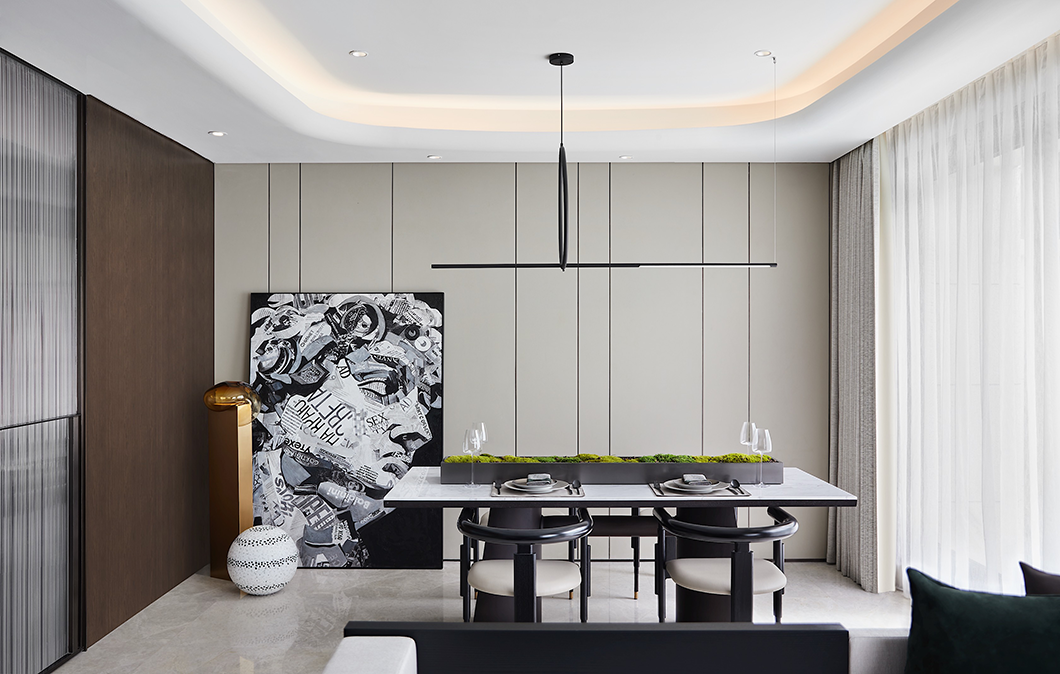 現代簡約風格別墅室內設計家裝案例-餐廳 現代簡約風格別墅室內設計家裝案例-餐廳