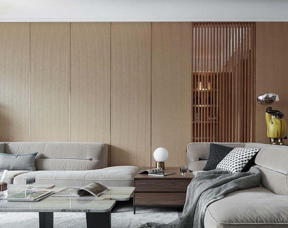 佛山市保利閱江臺現(xiàn)代簡約風(fēng)格三居室裝修案例