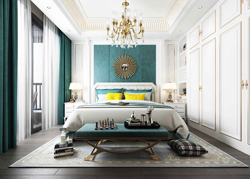 楚雄彝族自治州華府山水小區歐式風格復式裝修案例