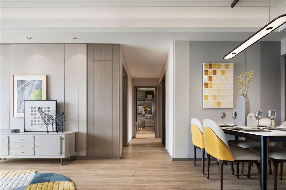 江門市柏麗灣北歐風格三居室裝修案例