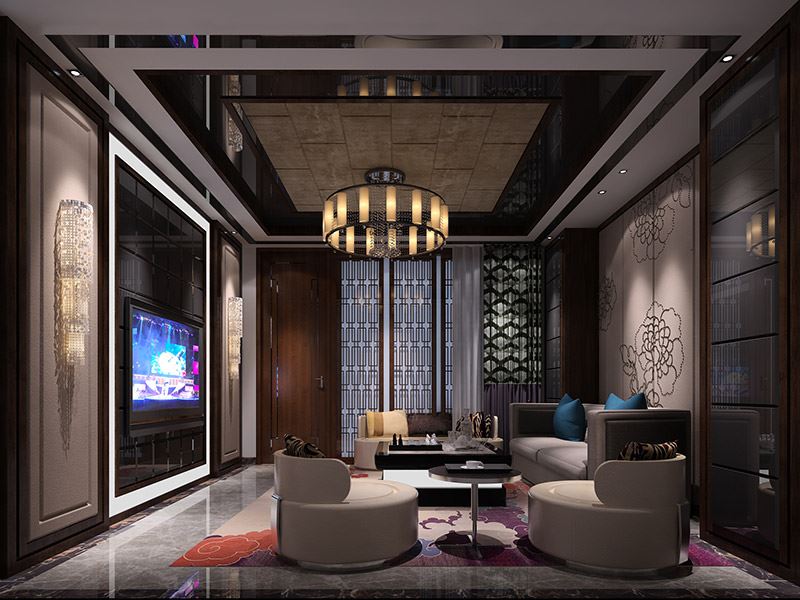 佛山市萬科金域時光(商業)新古典風格別墅裝修案例