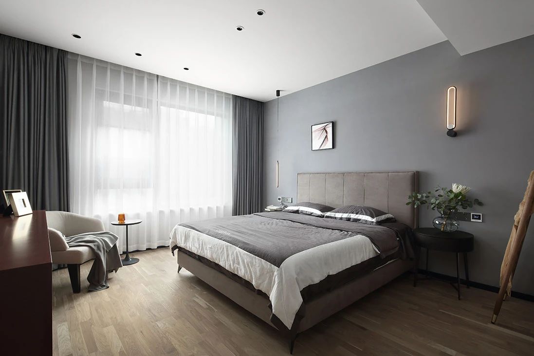 現代簡約風格室內設計家裝案例-臥室 現代簡約風格室內設計家裝案例-臥室