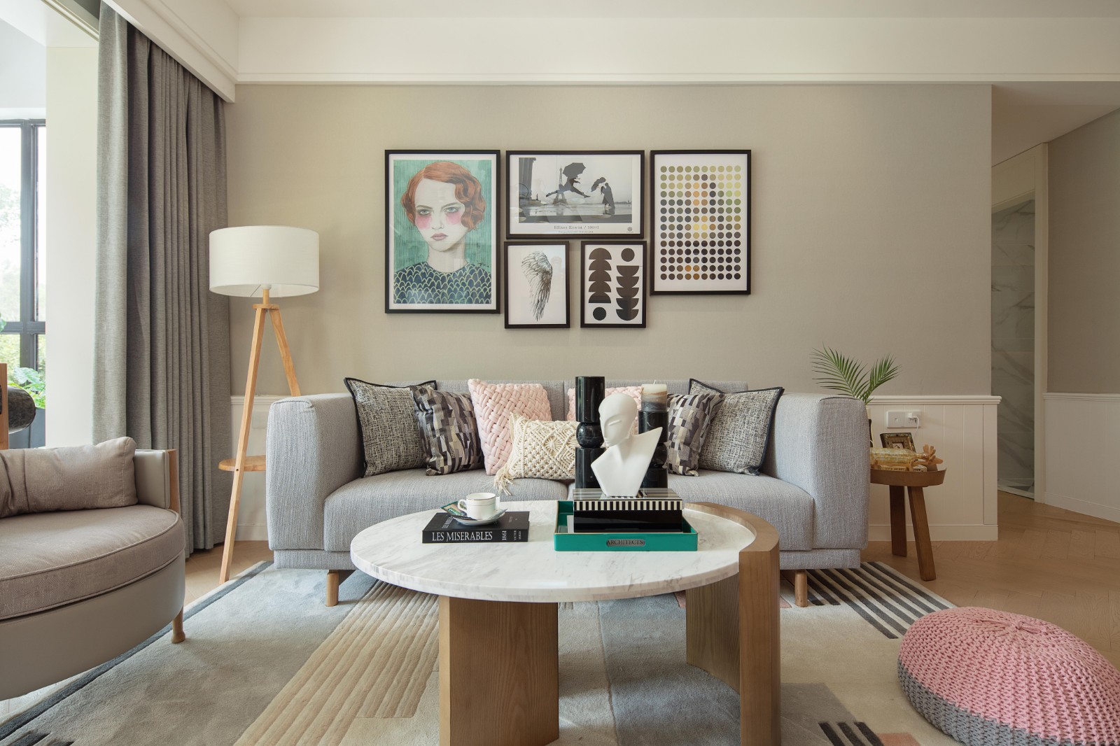 北歐風格家裝設計室內裝修效果圖-客廳沙發 北歐風格家裝設計室內裝修效果圖-客廳沙發