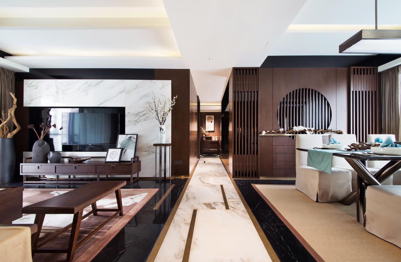 新中式風(fēng)格室內(nèi)設(shè)計家裝案例-走廊 新中式風(fēng)格室內(nèi)設(shè)計家裝案例-走廊