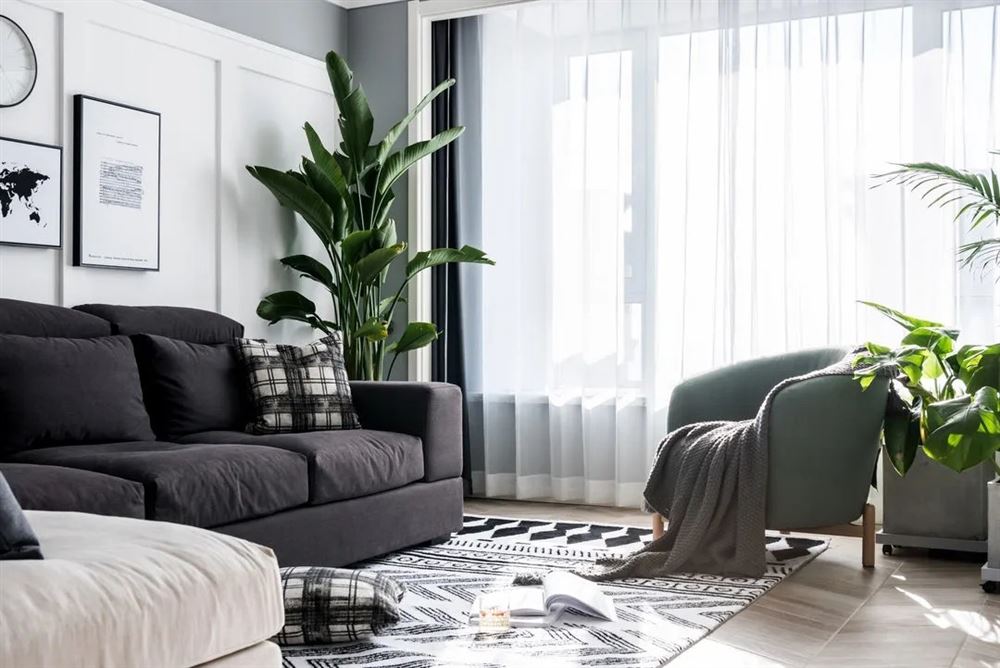 廣州市遠洋芙蓉墅北歐風格三居室裝修案例