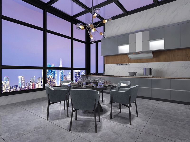 臺州市半島名苑輕奢風格平層裝修案例