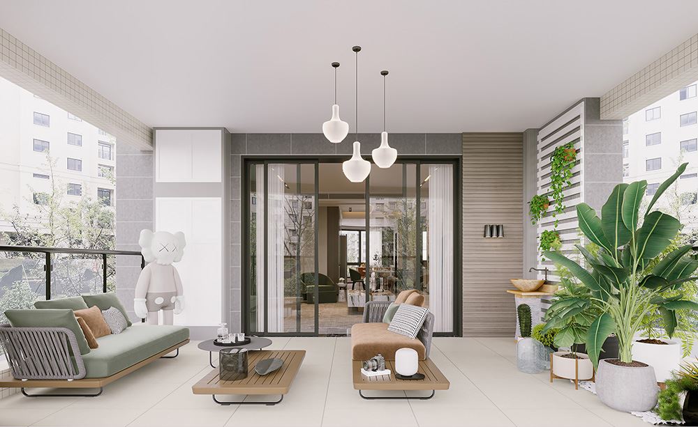 佛山市新希望悅瓏灣現(xiàn)代簡約風(fēng)格四居室裝修案例