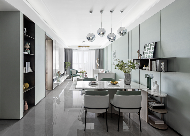 簡歐輕奢風(fēng)格室內(nèi)設(shè)計(jì)家裝案例-餐廳 簡歐輕奢風(fēng)格室內(nèi)設(shè)計(jì)家裝案例-餐廳