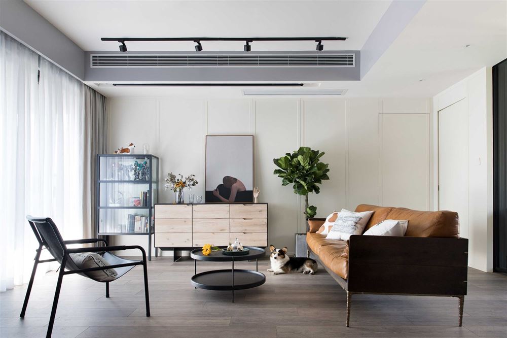 廣州市環市西路大院美式風格三居室裝修案例