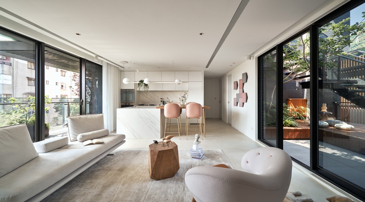 現代北歐風格室內家裝案例效果圖-客餐廳 現代北歐風格室內家裝案例效果圖-客餐廳