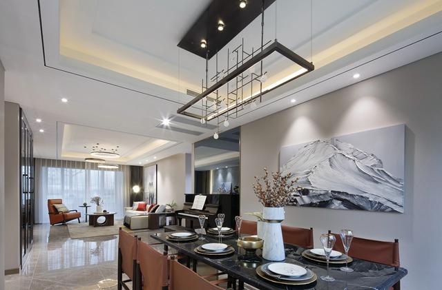 裝修案例新中式風格室內裝修效果圖-餐廳 裝修案例新中式風格室內裝修效果圖-餐廳