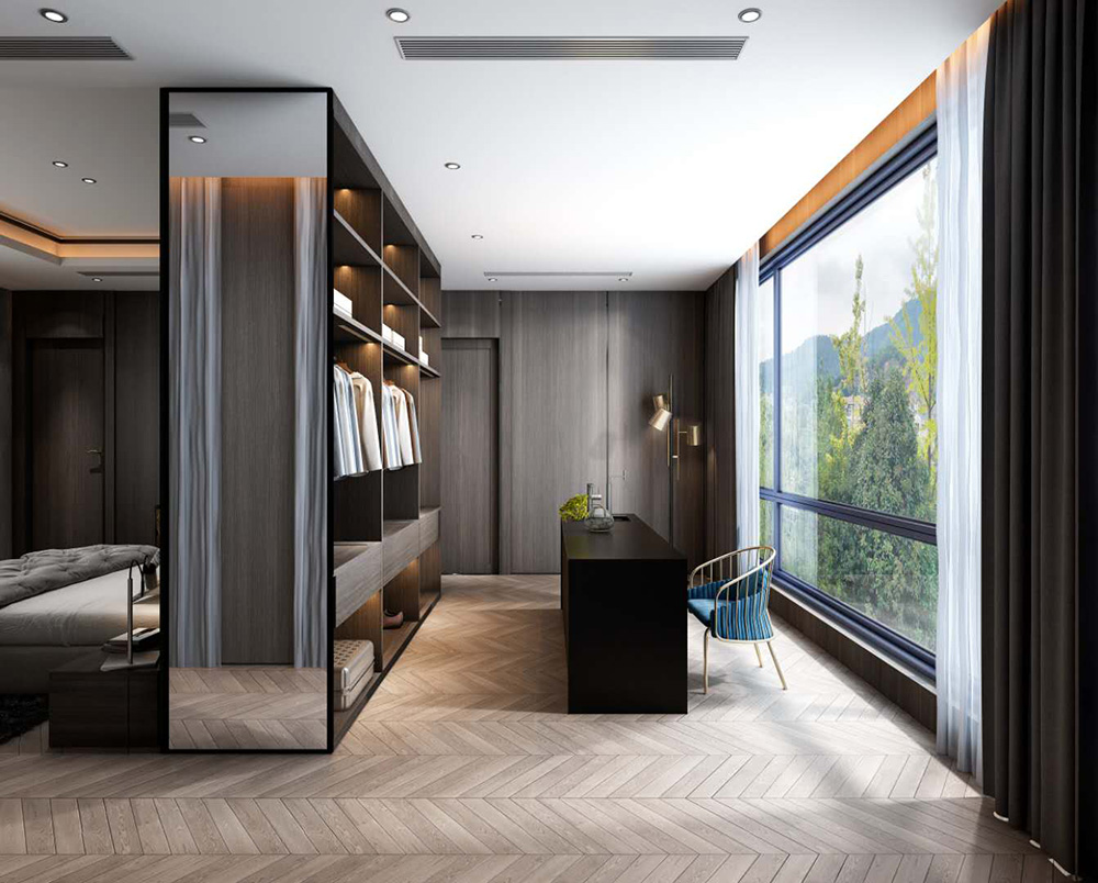 裝修公司現(xiàn)代輕奢風(fēng)格別墅裝修效果圖-臥室 裝修公司現(xiàn)代輕奢風(fēng)格別墅裝修效果圖-臥室