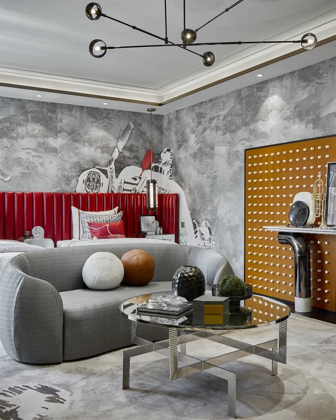 現代簡約風格別墅室內設計家裝案例-次臥 現代簡約風格別墅室內設計家裝案例-次臥