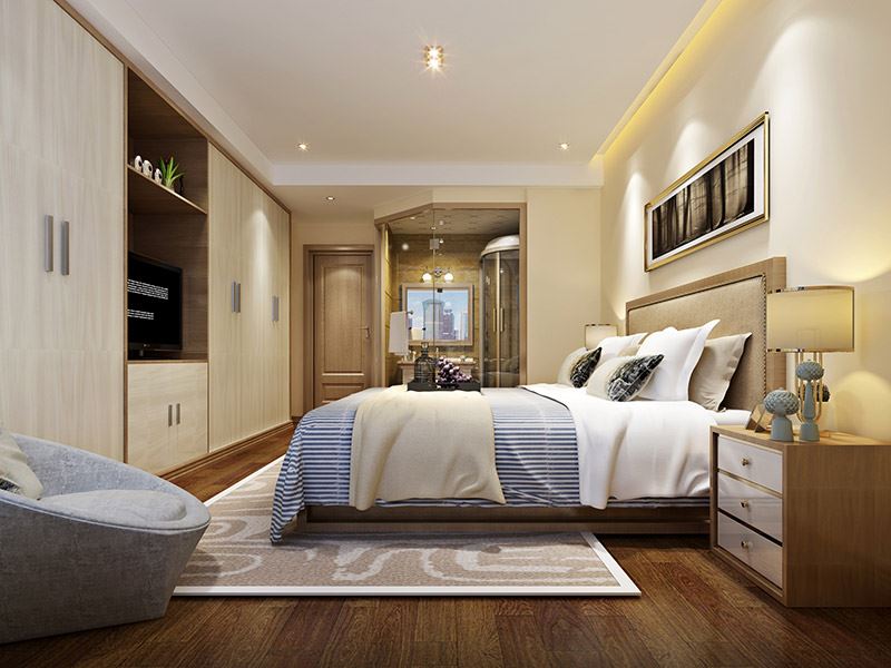 河源市香江名府現(xiàn)代簡(jiǎn)約風(fēng)格四居室裝修案例