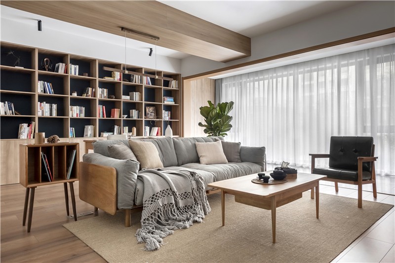 佛山裝修公司現代原木風格室內裝修效果圖-客廳 佛山裝修公司現代原木風格室內裝修效果圖-客廳