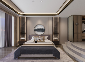 佛山市峰睿公館現代簡約風格別墅裝修案例