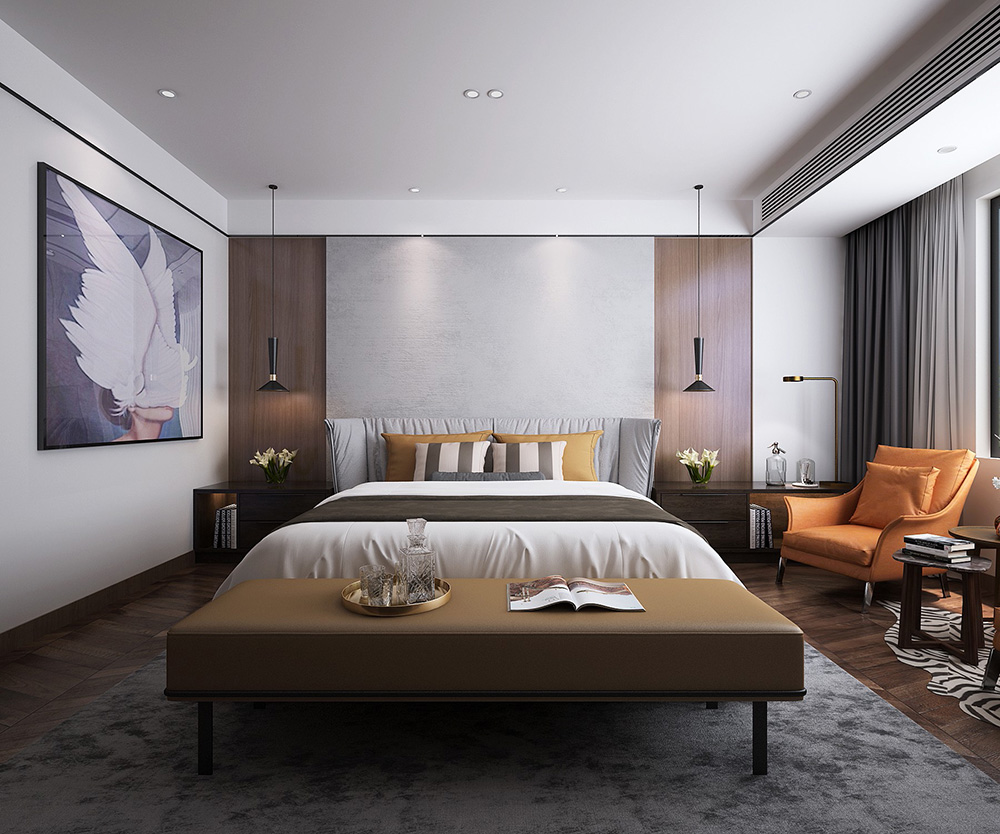 輕奢風格別墅裝修設計效果圖-碧桂園翠錦豪庭別墅470平米-別墅臥室裝修設計 輕奢風格別墅裝修設計效果圖-碧桂園翠錦豪庭別墅470平米-別墅臥室裝修設計