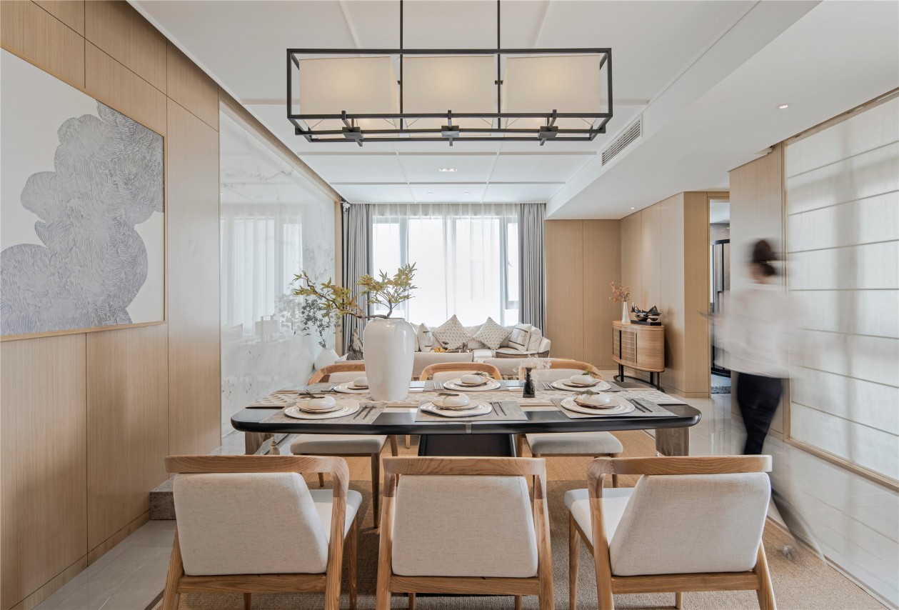 禪意日式原木風(fēng)格家裝設(shè)計室內(nèi)裝修效果圖-餐廳 禪意日式原木風(fēng)格家裝設(shè)計室內(nèi)裝修效果圖-餐廳