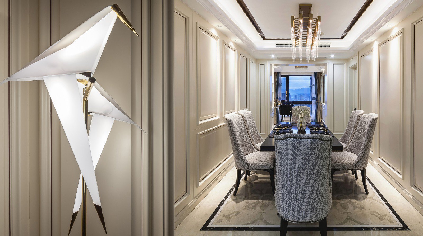 法式風格家裝設計室內裝修效果圖-餐廳 法式風格家裝設計室內裝修效果圖-餐廳