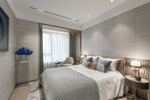 現(xiàn)代簡約風(fēng)格室內(nèi)設(shè)計(jì)家裝案例-臥室 現(xiàn)代簡約風(fēng)格室內(nèi)設(shè)計(jì)家裝案例-臥室