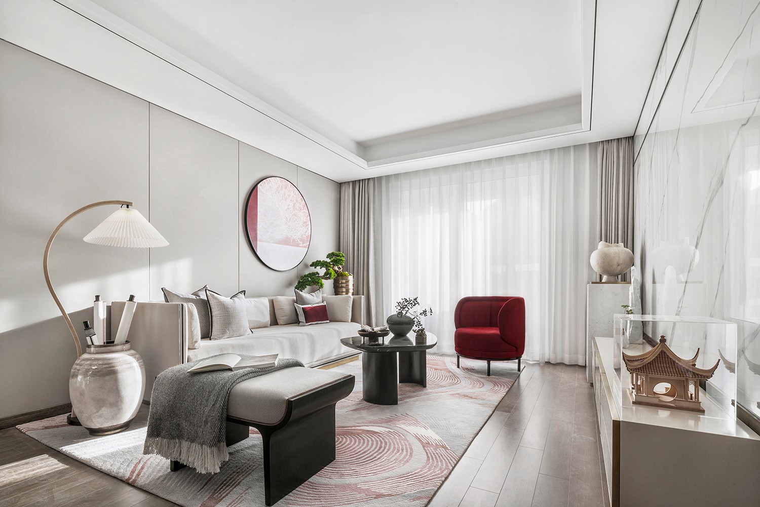 簡(jiǎn)歐輕奢風(fēng)格家裝設(shè)計(jì)室內(nèi)裝修效果圖-客廳 簡(jiǎn)歐輕奢風(fēng)格家裝設(shè)計(jì)室內(nèi)裝修效果圖-客廳