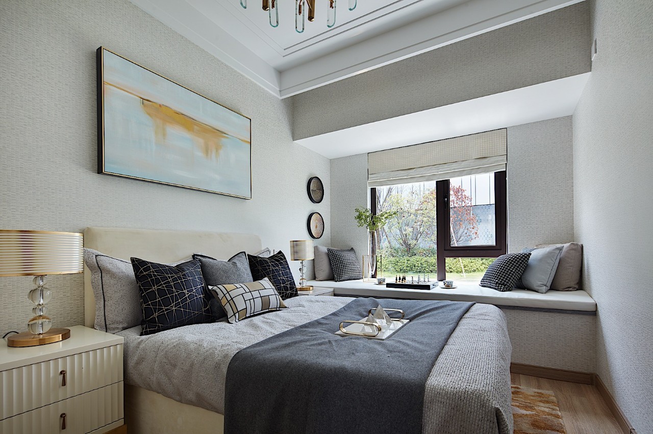 榮和千千樹三居123平米現代前衛風格室內裝修案例-臥室 榮和千千樹三居123平米現代前衛風格室內裝修案例-臥室