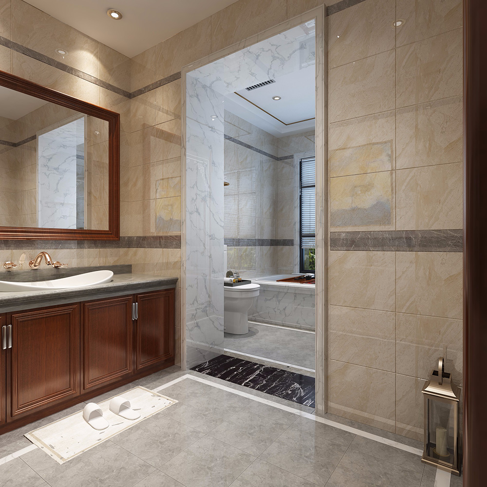 新中式風格別墅裝修設計效果圖-力迅榕墅里別墅450平米-別墅衛生間裝修設計 新中式風格別墅裝修設計效果圖-力迅榕墅里別墅450平米-別墅衛生間裝修設計