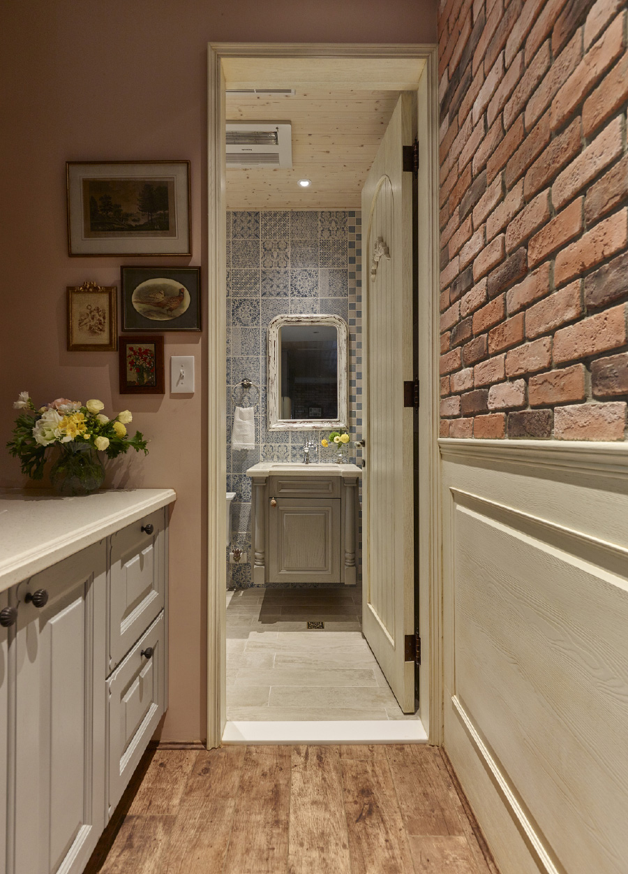 南航碧花園別墅360平米田園風格裝修案例-洗手間 南航碧花園別墅360平米田園風格裝修案例-洗手間