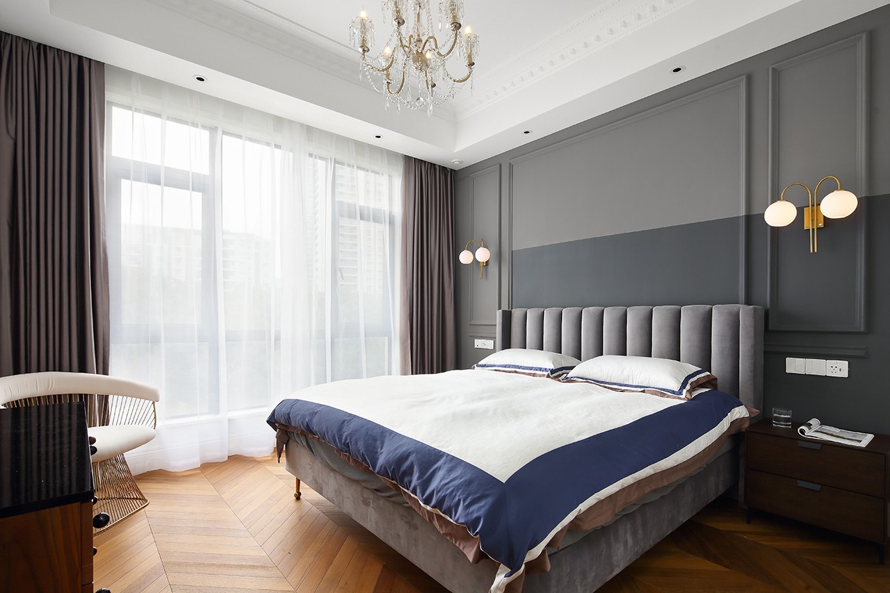 簡歐輕奢風(fēng)格家裝設(shè)計別墅裝修效果圖-客臥 簡歐輕奢風(fēng)格家裝設(shè)計別墅裝修效果圖-客臥