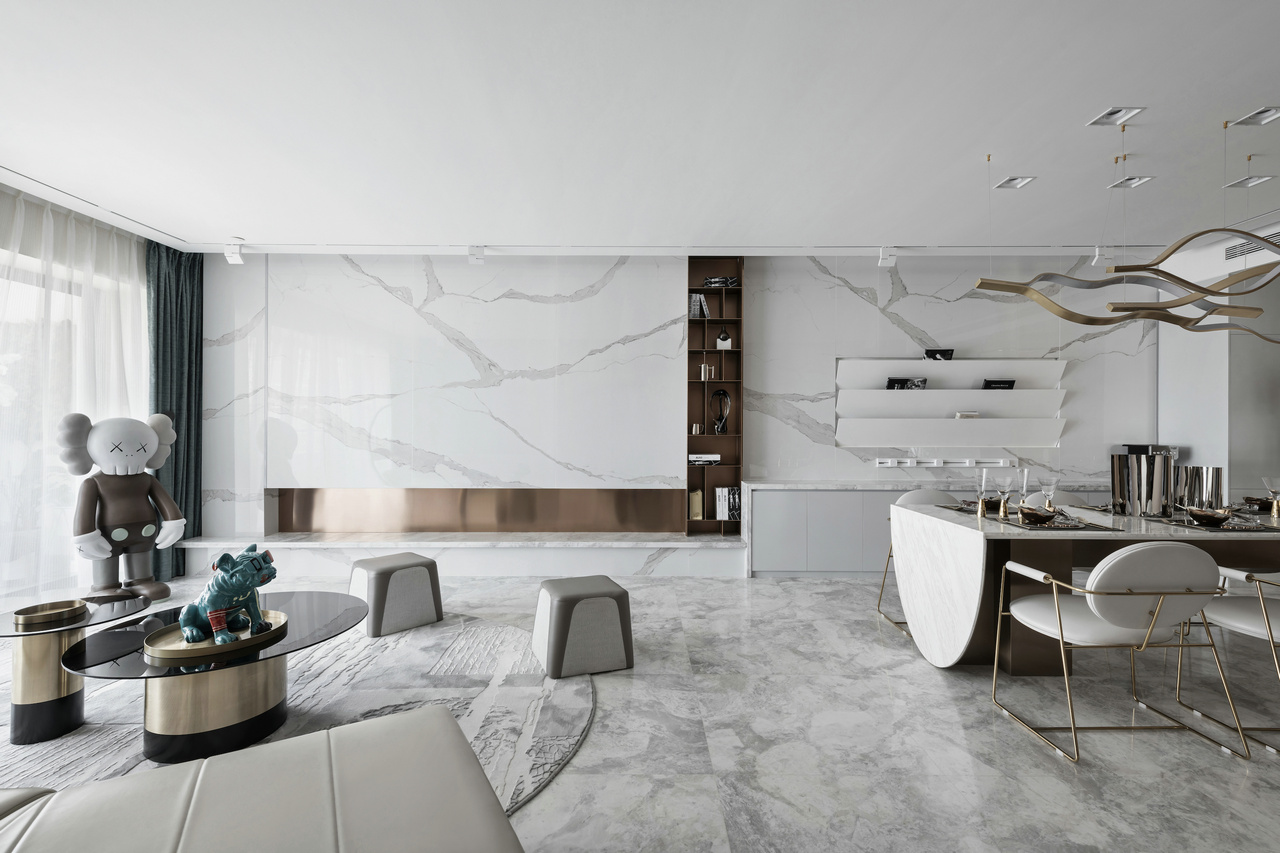 現(xiàn)代簡約風(fēng)格室內(nèi)設(shè)計(jì)家裝案例-客餐廳 現(xiàn)代簡約風(fēng)格室內(nèi)設(shè)計(jì)家裝案例-客餐廳