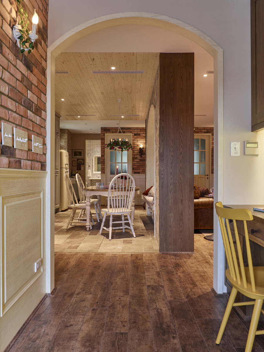 南航碧花園別墅360平米田園風格裝修案例-花園玄關 南航碧花園別墅360平米田園風格裝修案例-花園玄關