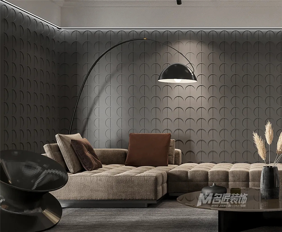 裝修公司黑白灰輕奢經典風格-客廳家具 裝修公司黑白灰輕奢經典風格-客廳家具