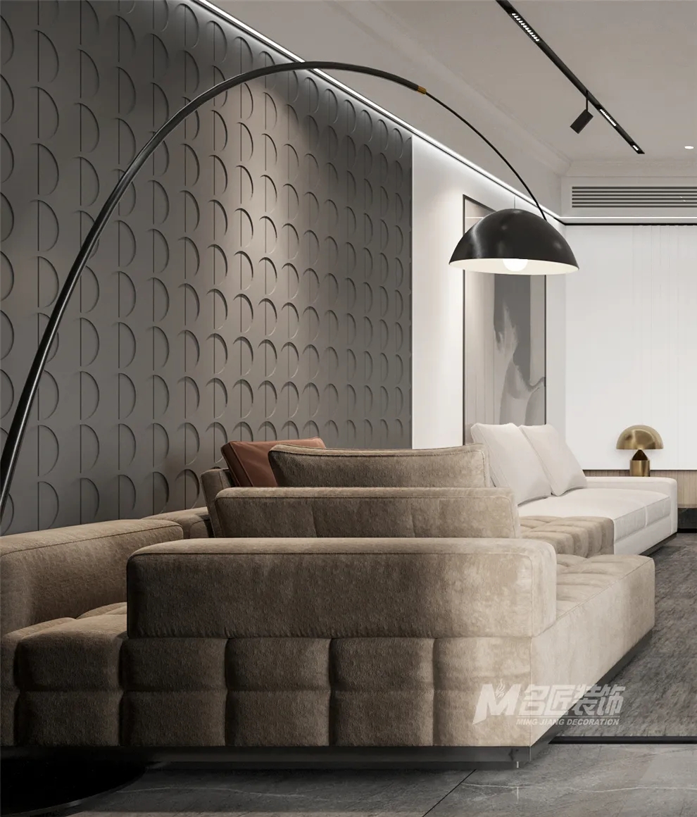 裝修公司黑白灰輕奢經典風格-沙發 裝修公司黑白灰輕奢經典風格-沙發