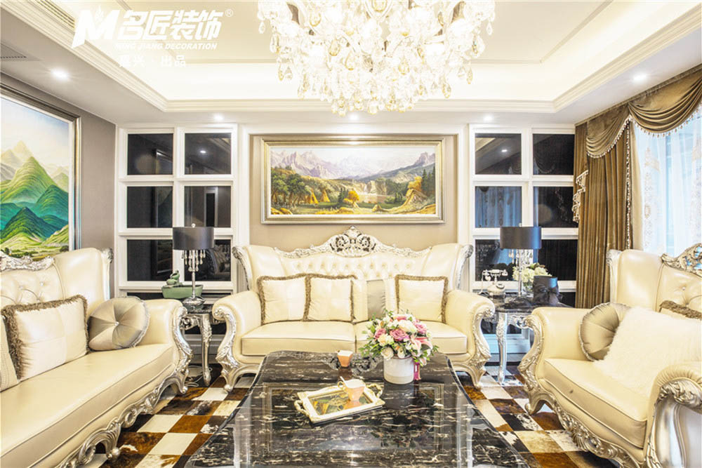 嘉興101-200平米新古典風格室內裝修設計案例