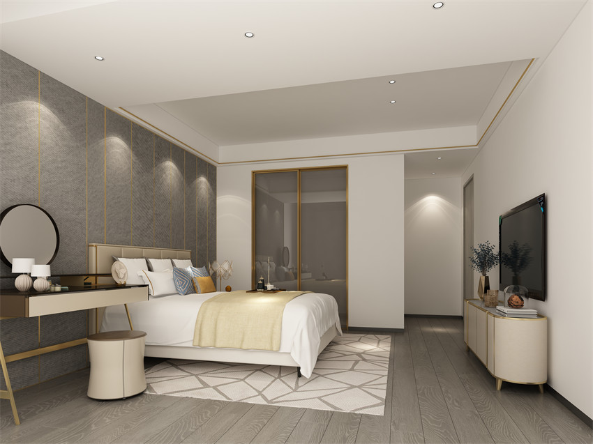 廣州市珠光御景壹號輕奢風(fēng)格三居室裝修案例