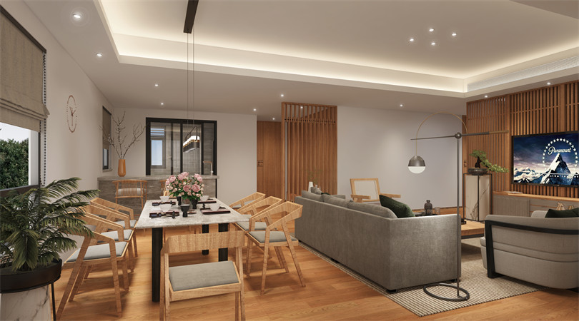 廣州市珠光御景壹號現(xiàn)代簡約風(fēng)格四居室裝修案例