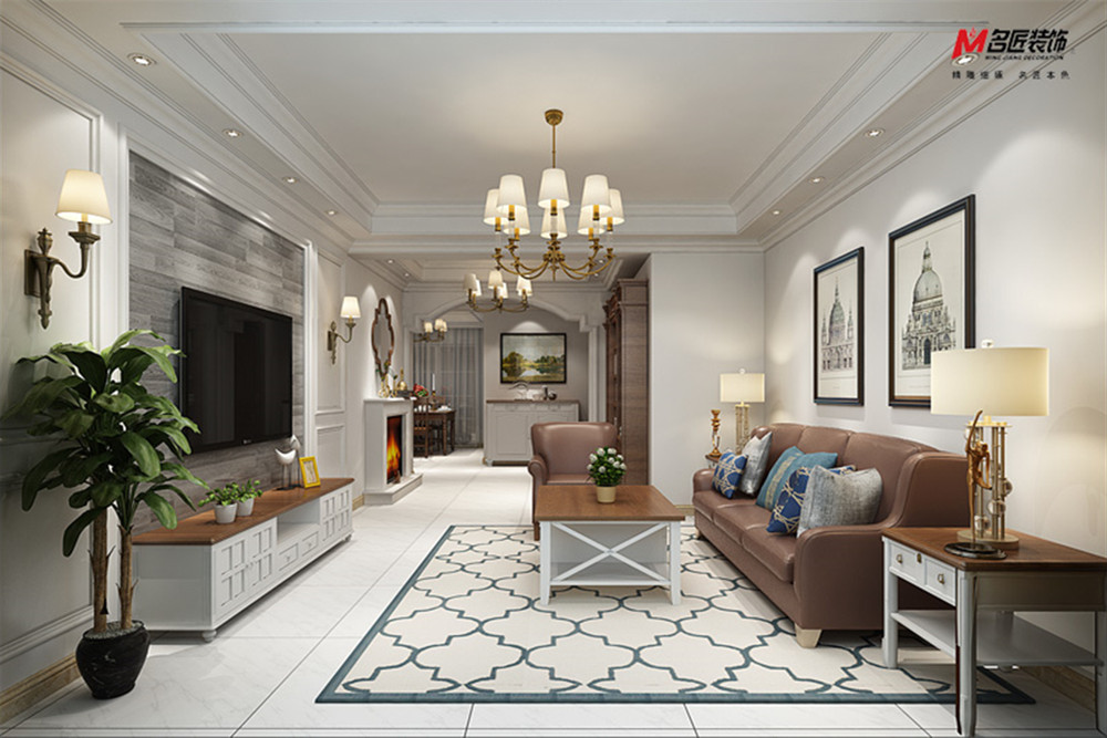 合肥市世紀(jì)中心現(xiàn)代簡約風(fēng)格三居室裝修案例