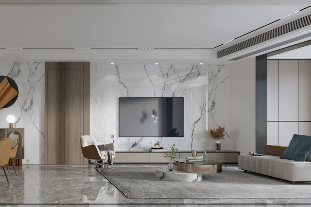 嘉興市中南&middot;漫悅灣現(xiàn)代簡約風(fēng)格三居室裝修案例